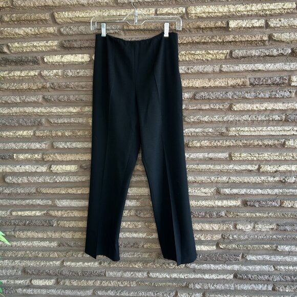 Ralph Lauren Black Label Designer Black Wool Blend Side Zip Pants Size 4 - Picture 5 of 6